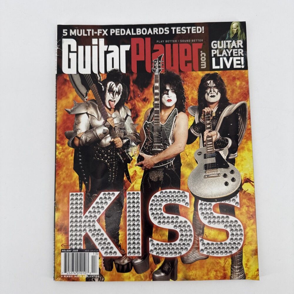 Kiss - Guitar Player Magazine Holiday 2009 Kiss Front Cover